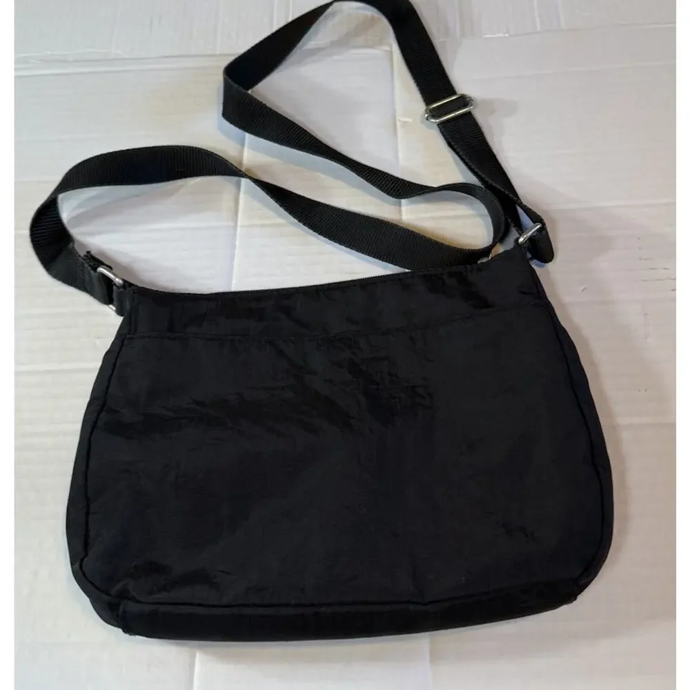 Baggallini Crossbody Bag Black Adjustable Strap Pockets Purse